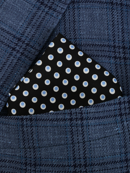 Шелковый платок с принтом Boss - Модель Общий вид