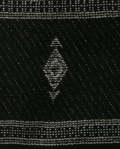 Шарф из хлопка с узором декорированный бахромой  Swildens - Деталь