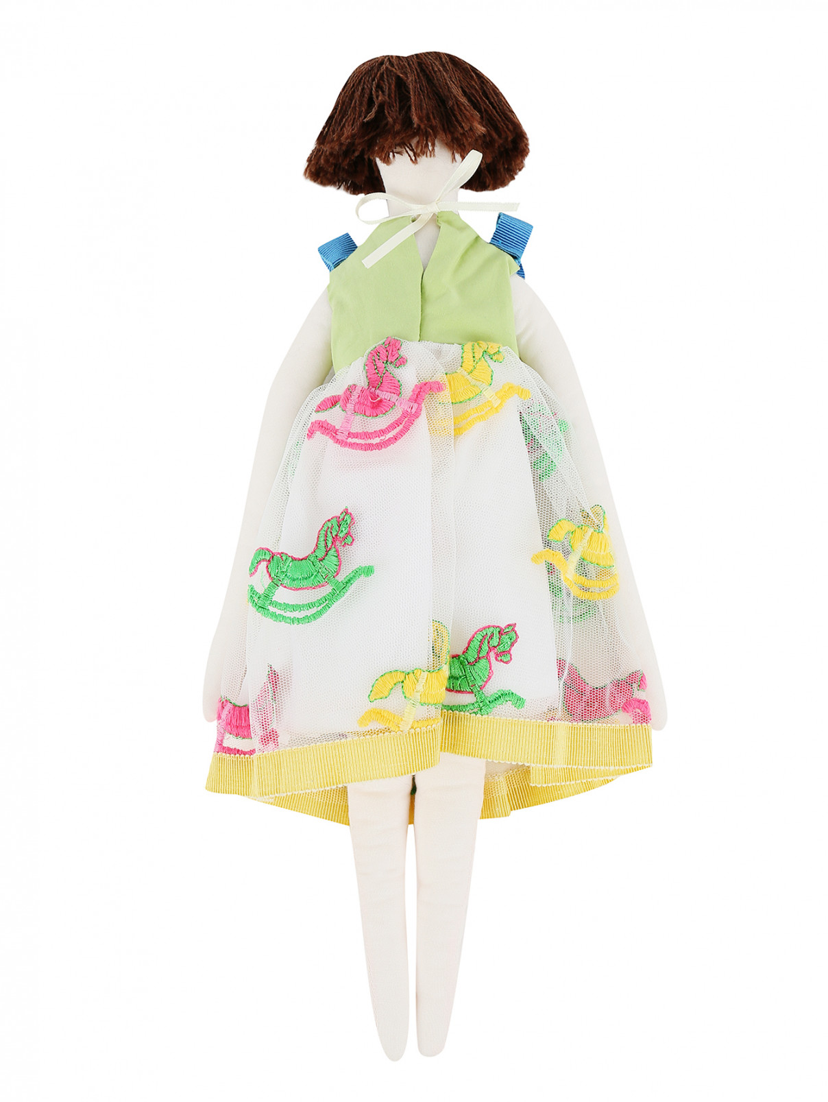 Кукла-тильда в платье с вышивкой MiMiSol  –  Обтравка1  – Цвет:  Мультиколор