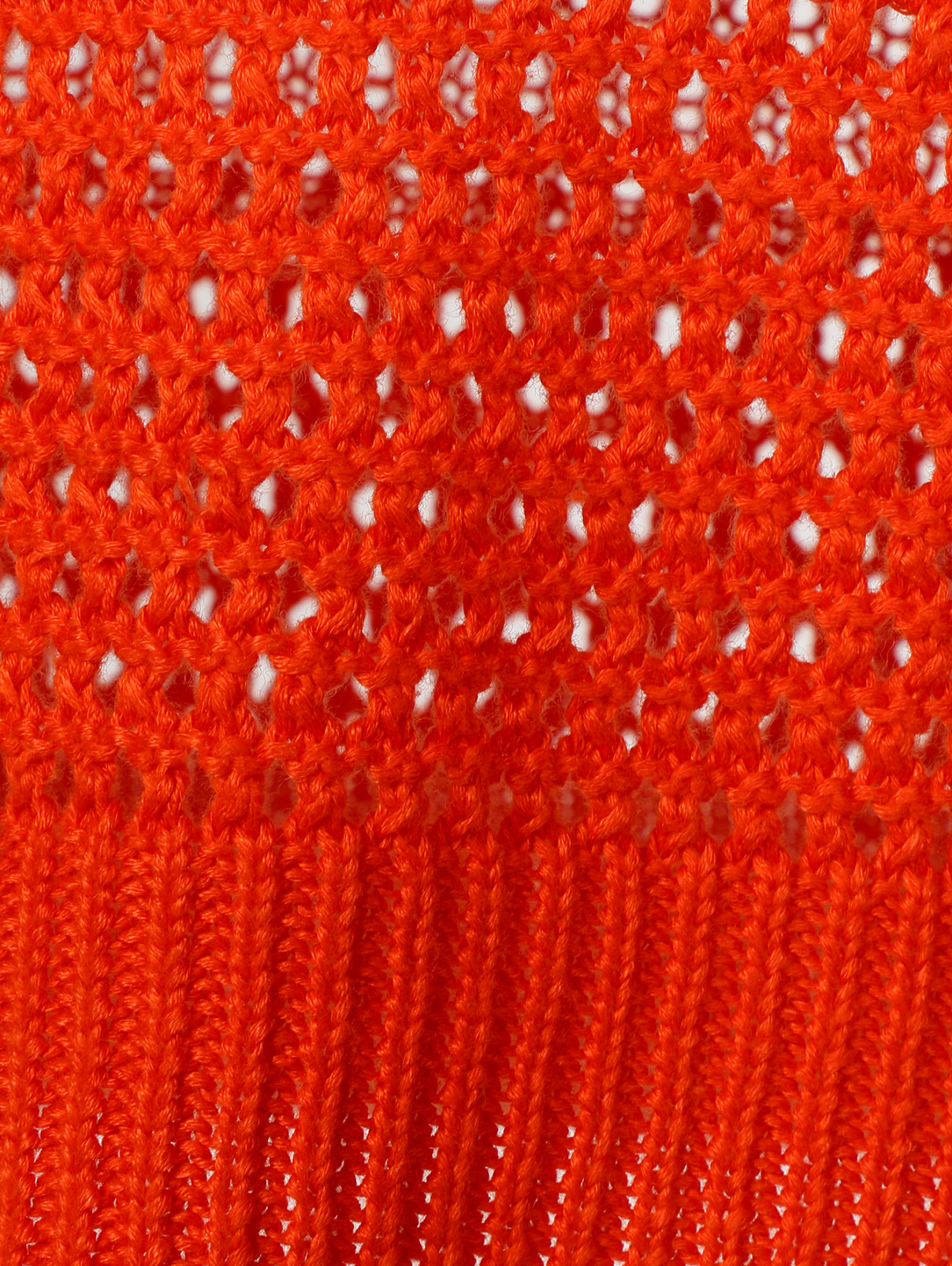Джемпер с круглым вырезом крупной вязки Joie  –  Деталь1  – Цвет:  Красный