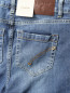 Укороченные джинсы декорированные помпонами Dondup  –  Деталь