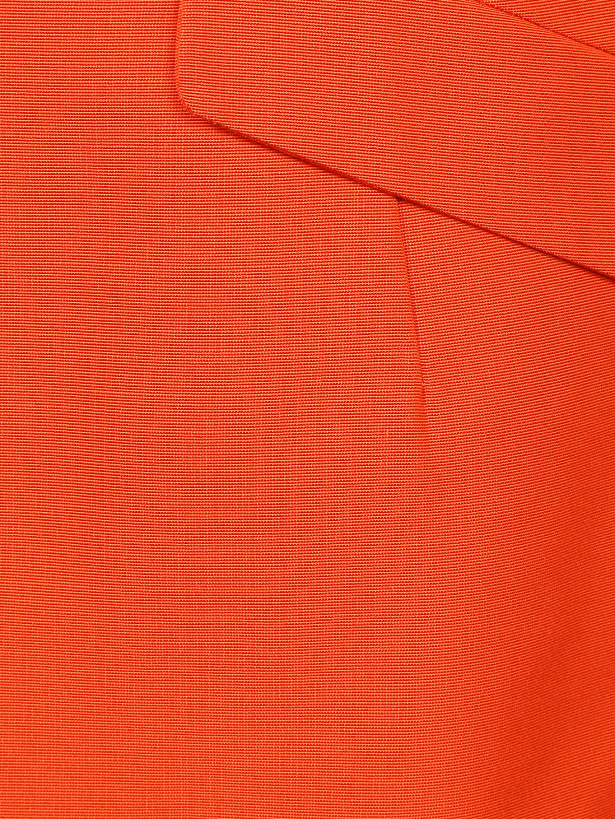 Юбка-мини с декоративным разрезом MC Alexander McQueen  –  Деталь  – Цвет:  Красный