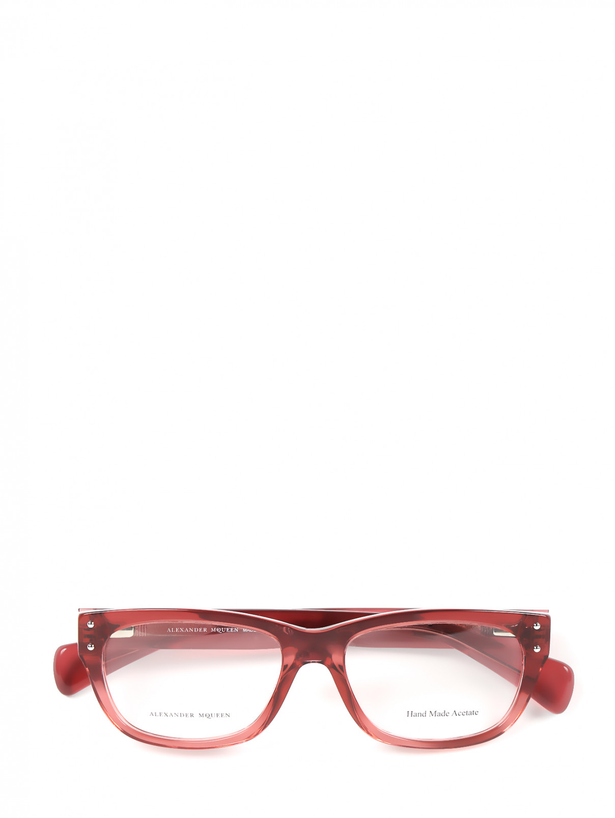 Оправа для очков из пластика MC Alexander McQueen  –  Общий вид  – Цвет:  Розовый
