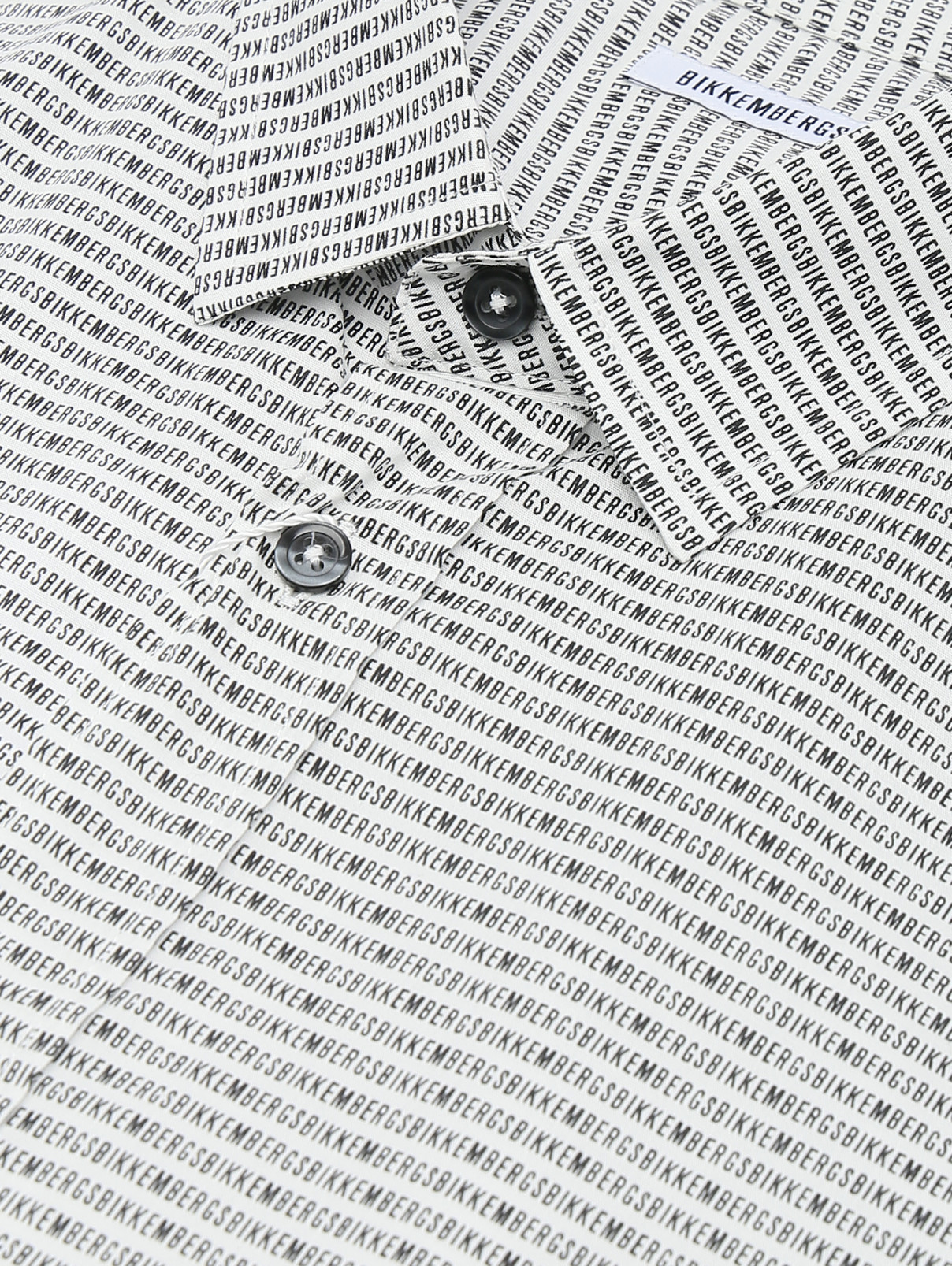 Рубашка из хлопка с узором Dirk Bikkembergs  –  Деталь  – Цвет:  Узор