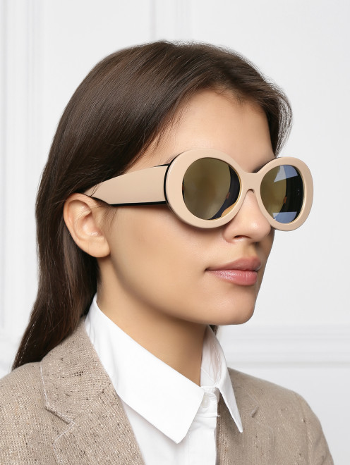 Солнцезащитные очки в круглой оправе Cutler and Gross - МодельОбщийВид