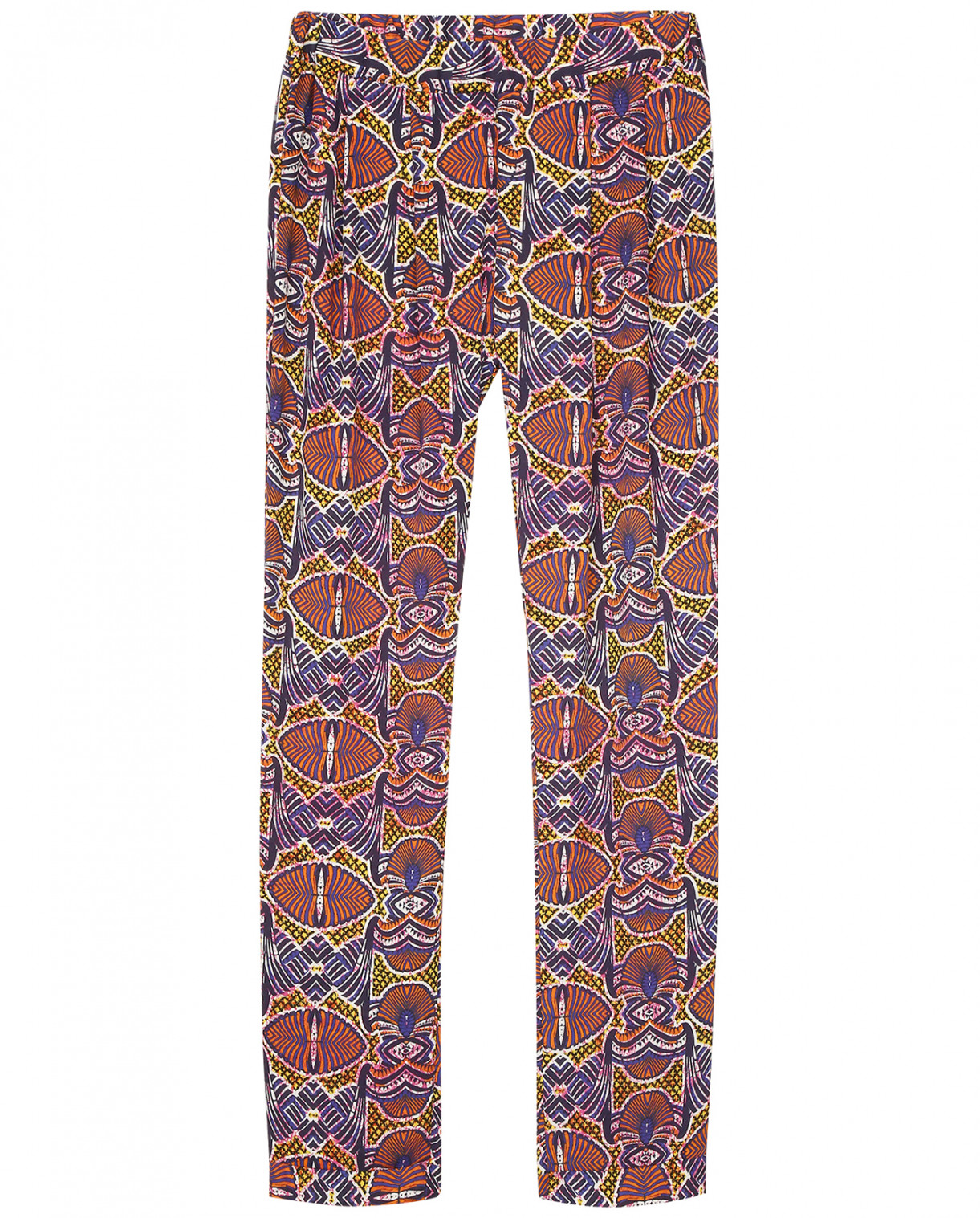 Свободные брюки с графическим принтом Kaos Jeans  –  Общий вид  – Цвет:  Узор