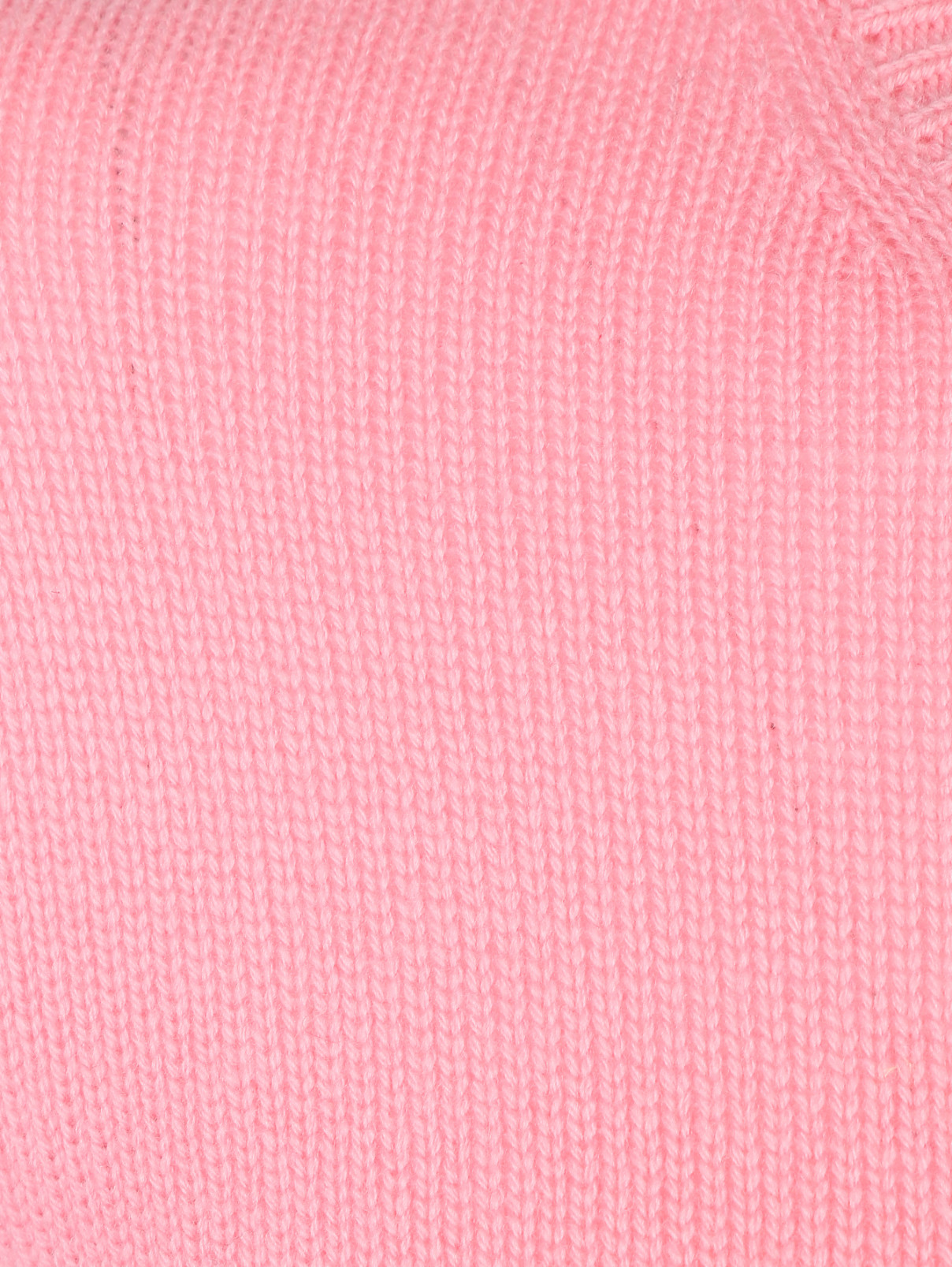Джемпер из шерсти, с принтом Coach  –  Деталь1  – Цвет:  Розовый