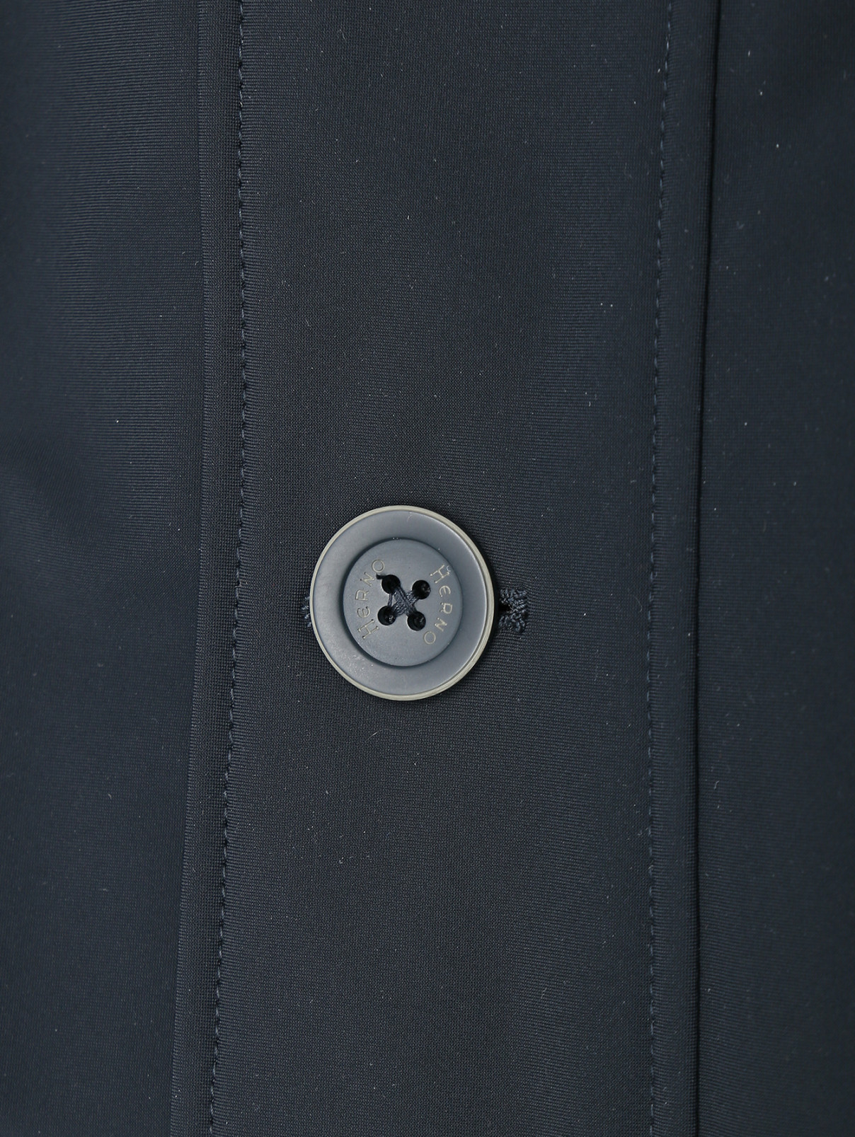 Куртка на молнии с капюшоном Herno  –  Деталь  – Цвет:  Синий