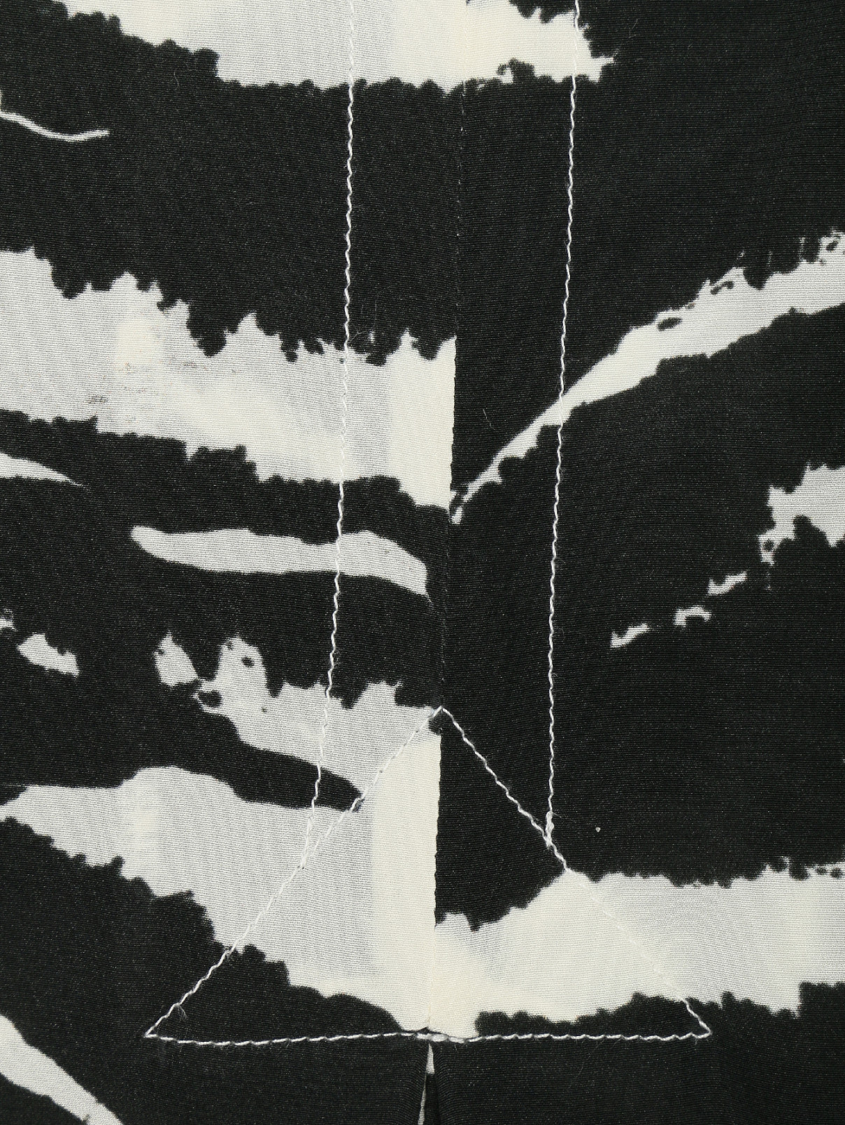 Блуза из шелка свободного кроя с узором Isabel Marant  –  Деталь  – Цвет:  Узор