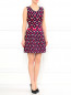 Трикотажное платье из фактурной ткани GIG Couture  –  Модель Общий вид