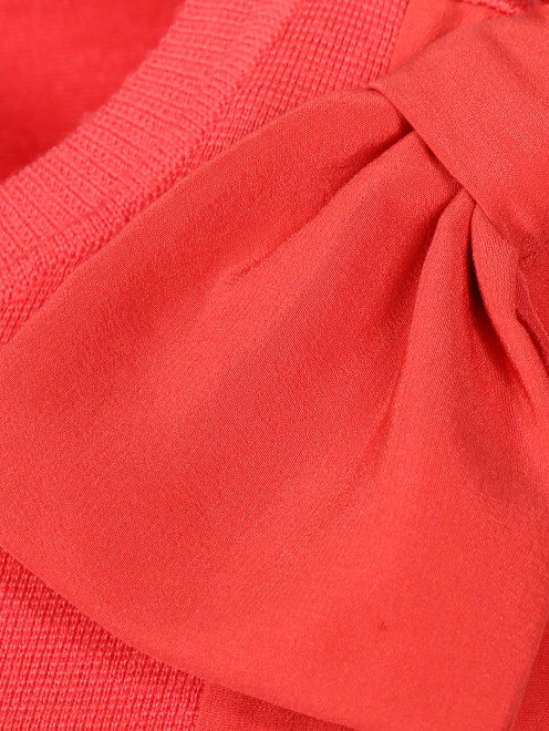 Платье из шерсти с драпировкой Moschino - Деталь