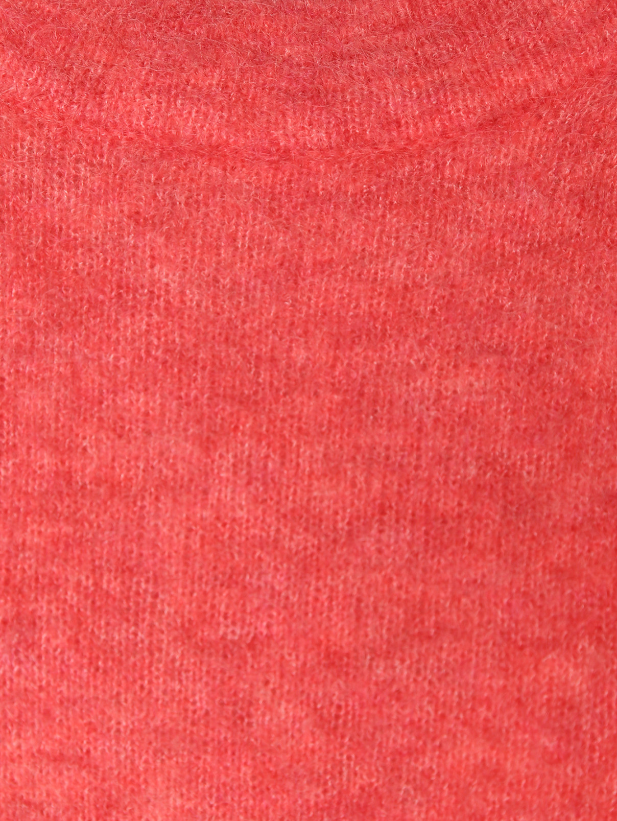 Джемпер из мохера и шерсти DKNY  –  Деталь  – Цвет:  Красный