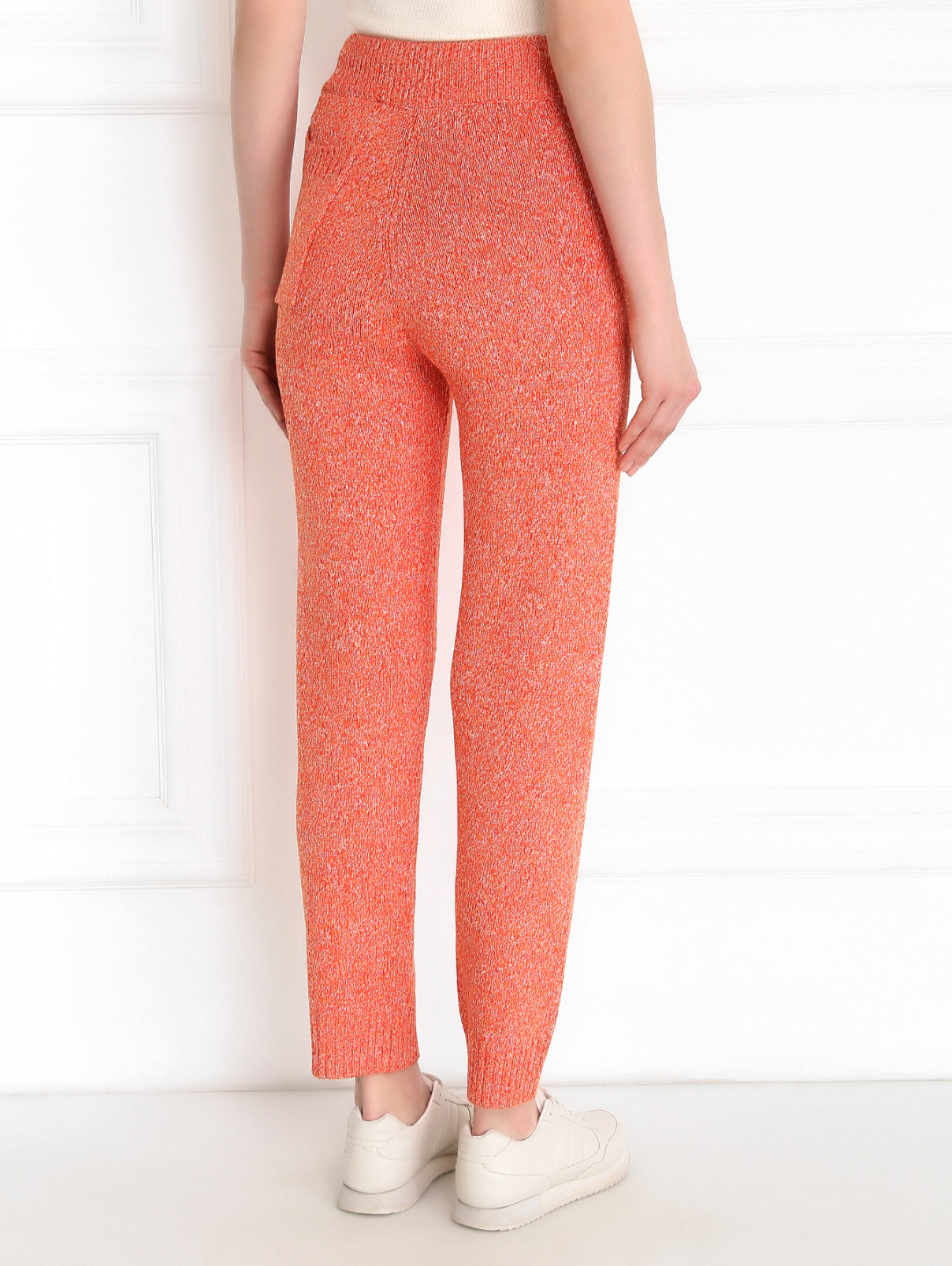 Трикотажные брюки на резинке Edition10  –  Модель Верх-Низ1  – Цвет:  Оранжевый