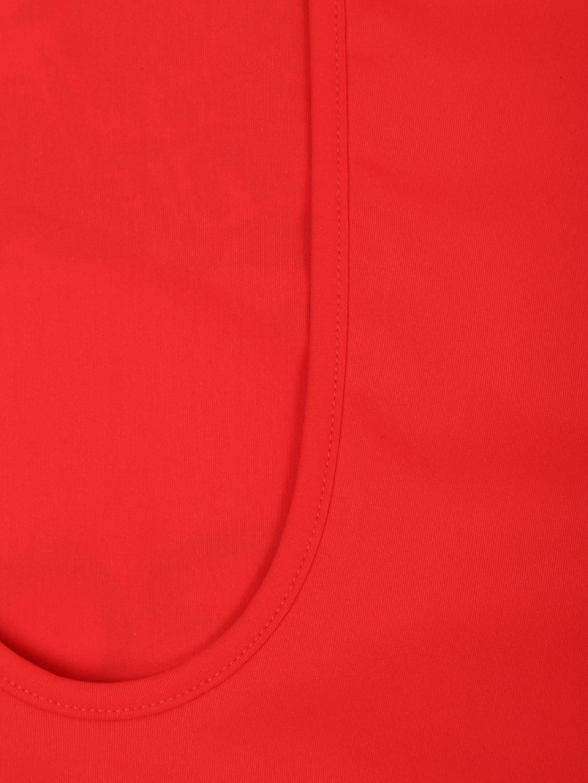 Купальник слитный с узором Burberry  –  Деталь  – Цвет:  Красный