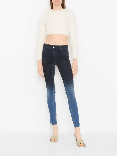 Узкие джинсы из смешанного хлопка Versace Jeans - МодельОбщийВид