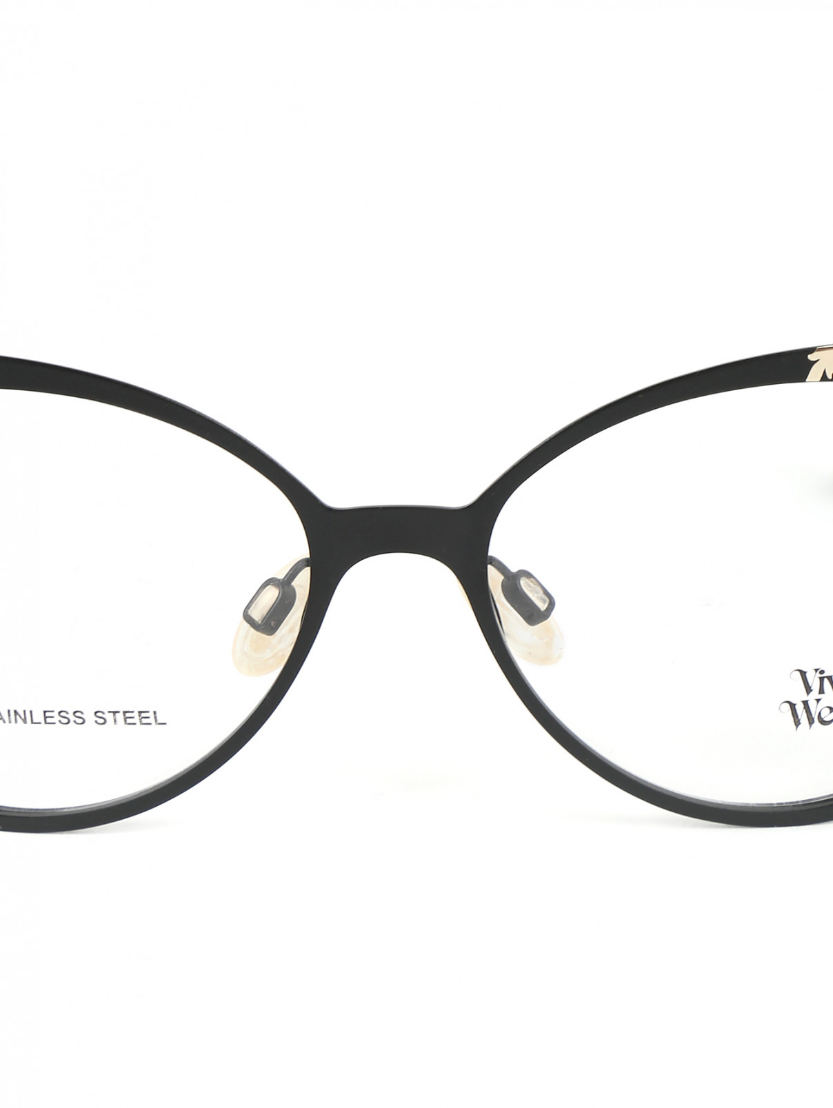 Оправа для очков из пластика с декором Vivienne Westwood  –  Деталь1  – Цвет:  Черный