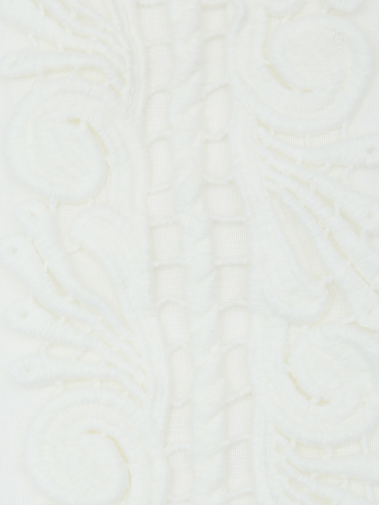 Топ из льна с кружевом La fabrica del lino  –  Деталь  – Цвет:  Белый
