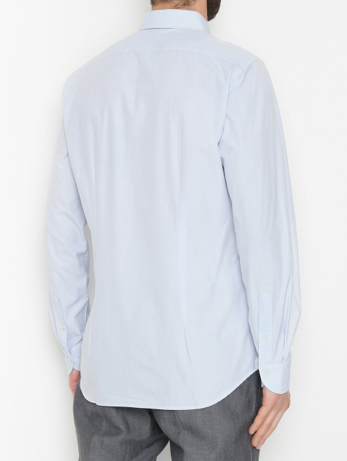 Рубашка из хлопка однотонная Windsor - МодельВерхНиз1