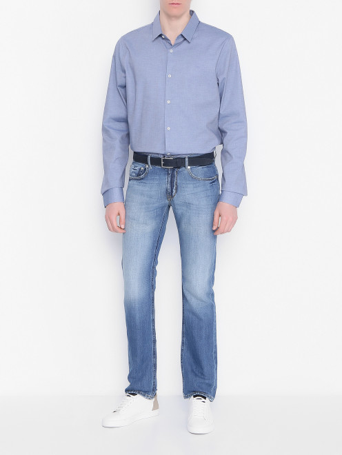 Рубашка из смешанного хлопка Calvin Klein Jeans - МодельОбщийВид