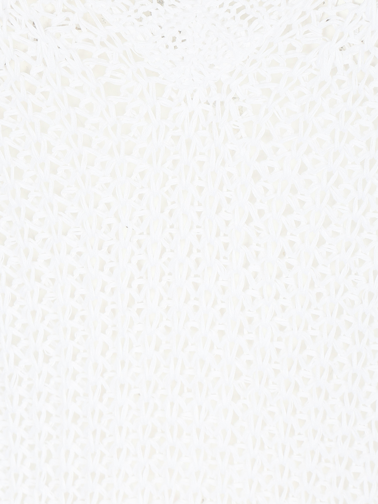Джемпер из хлопка свободного кроя с разрезами Nude  –  Деталь  – Цвет:  Белый