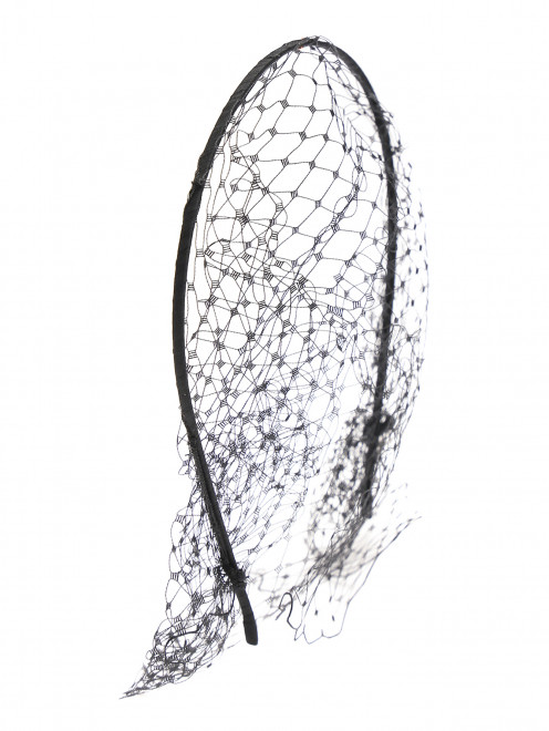 Ободок с вуалью из сетки Jennifer Behr - МодельОбщийВид
