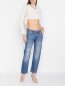 Укороченные джинсы из хлопка Calvin Klein Jeans  –  МодельОбщийВид