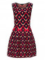 Трикотажное платье из фактурной ткани GIG Couture  –  Общий вид