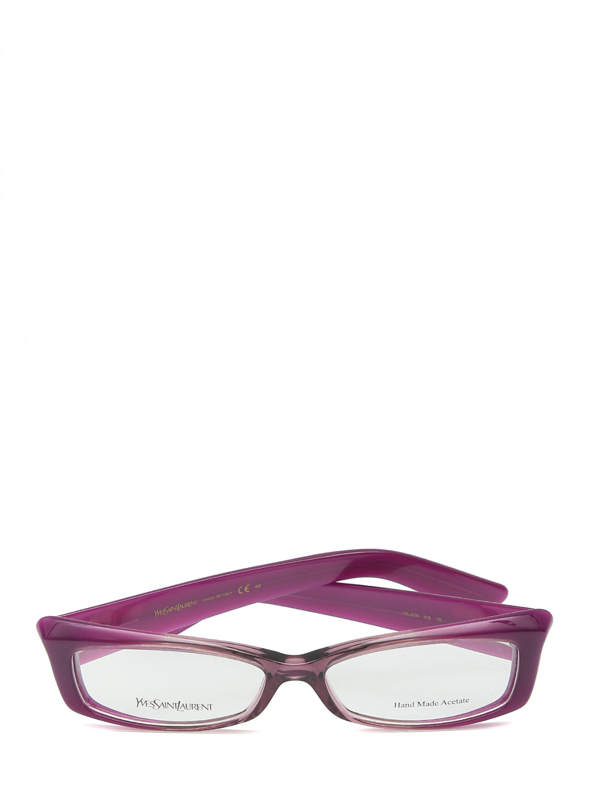 Оправа прямоугольной формы YSL  –  Общий вид  – Цвет:  Фиолетовый